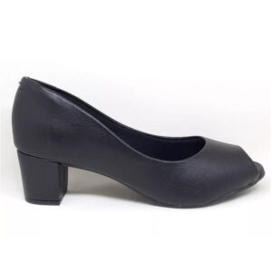 Beira Rio Peep Toe Γόβα Μαύρη