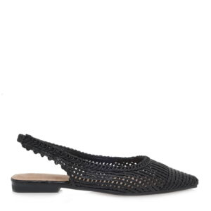 Γυναικείες γόβες Slingback Seven Μαύρες U439W5661001