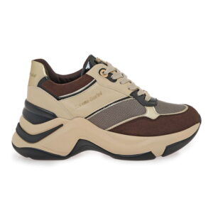 Renato Garini Γυναικείο Sneaker Wedge Καφέ Καστόρι