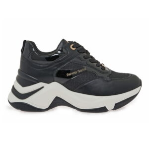Renato Garini Γυναικείο Sneaker Wedge Μαύρο