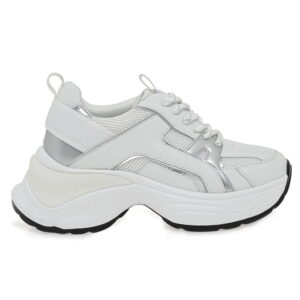 Renato Garini Γυναικείο Sneaker Λευκό με Chunky Σόλα