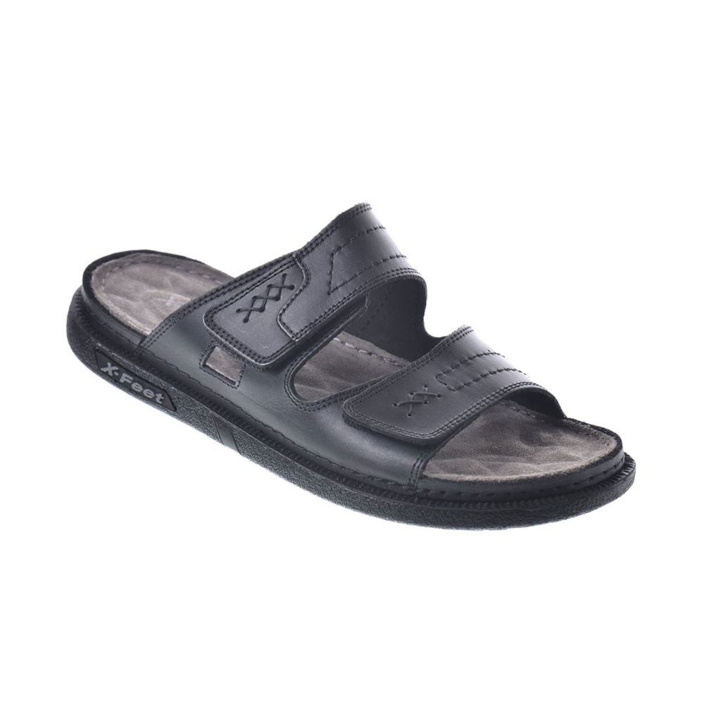 anatomiki-dermatini-pantofla